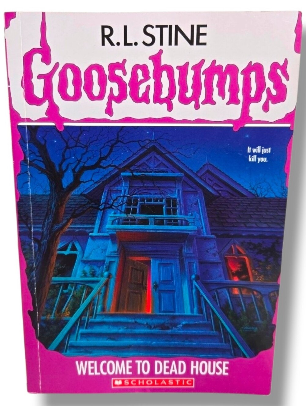 Goosebumps: Welcome to Dead House by R.L. Stine 2015 First Printing (Scholastic)